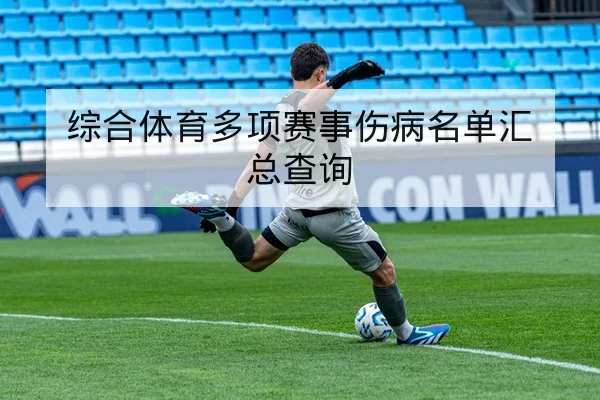 综合体育多项赛事伤病名单汇总查询